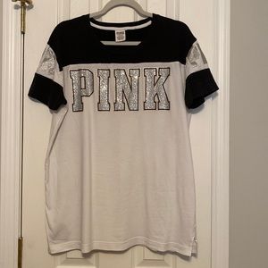 PINK by Victoria’s Secret Top Size Large, Sparkly